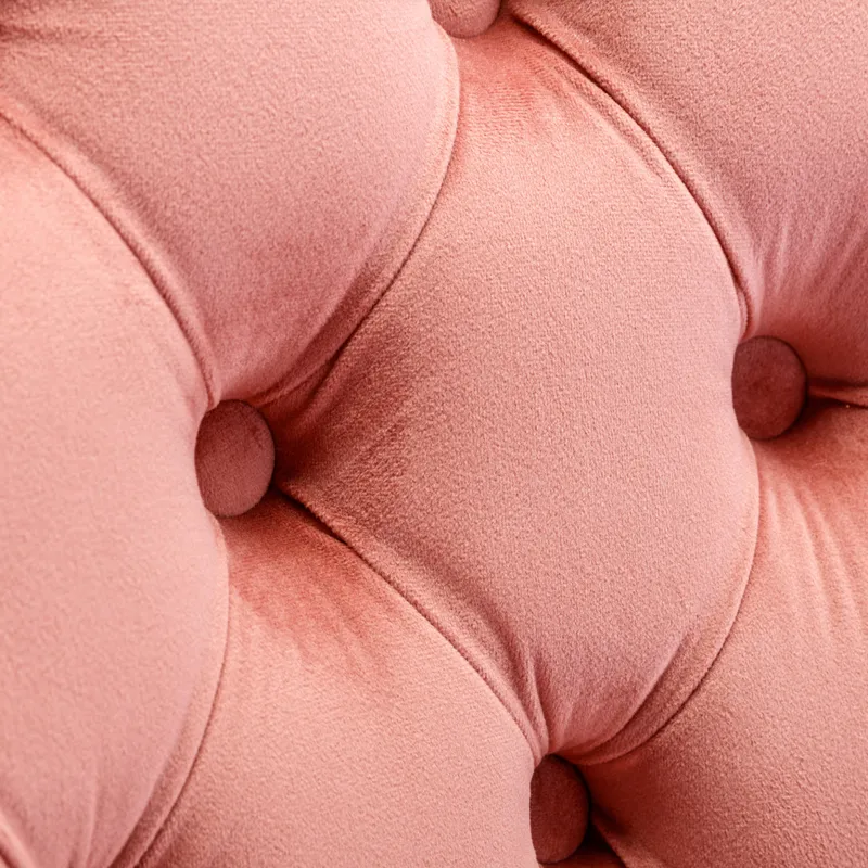 Nikki - Modern, High-End Tufted Solid Wood Contemporary Velvet Upholstered Dining Chair With Wood Le