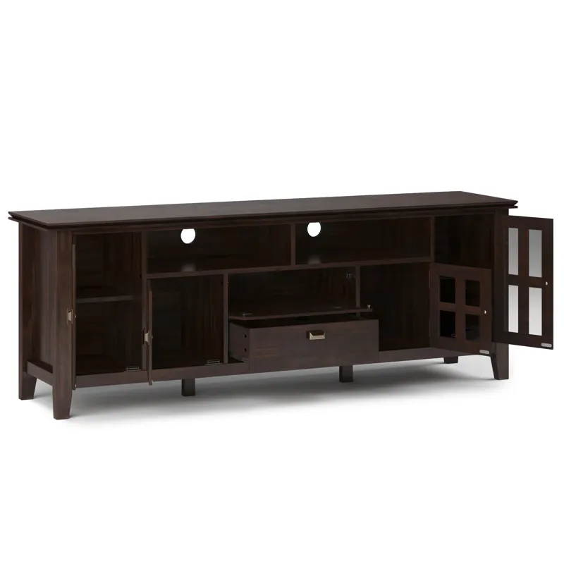 Artisan - 72" TV Media Stand - Tobacco Brown