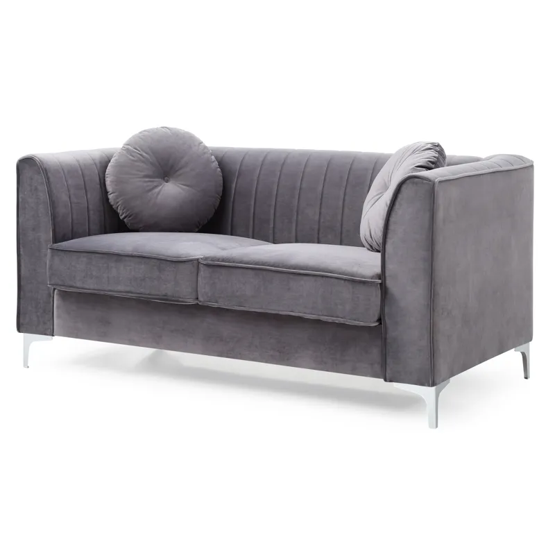 Delray - G790A-L Loveseat (2 Boxes) - Gray