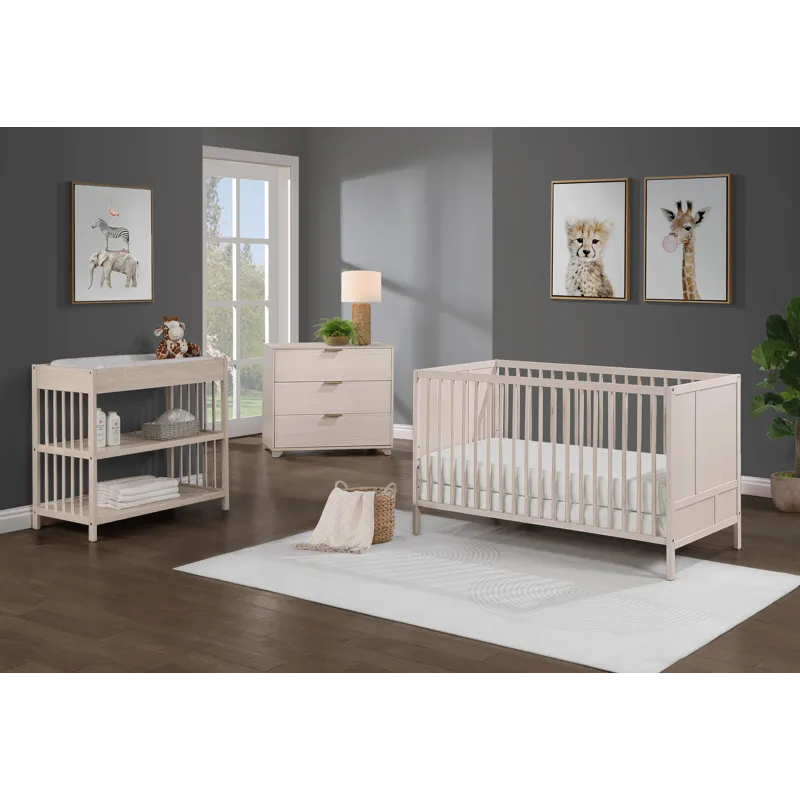 Pixie Finn - 3-in-1 Crib - Washed Natural