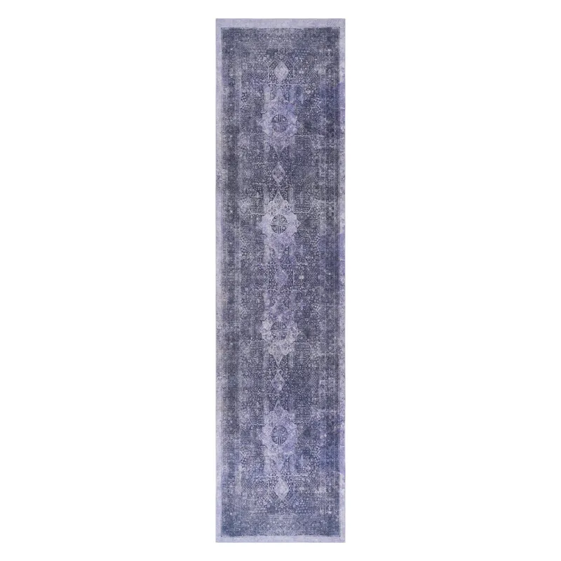 2\'6\'\' X 10\' Area Rug, Washable Rug, Low-Pile, Non-Slip, Non-Shedding, Foldable, Kid & Pet Friend