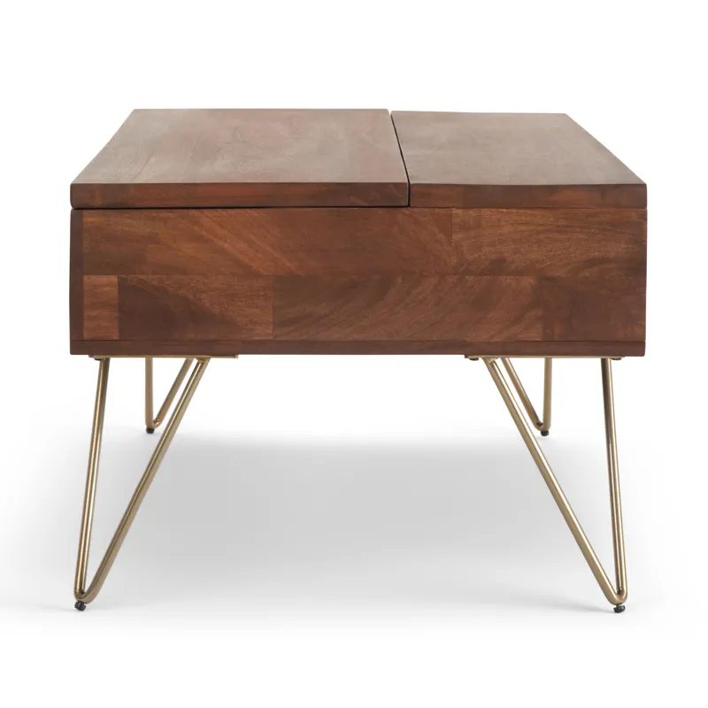 Hunter - Lift Top Coffee Table - Umber Brown