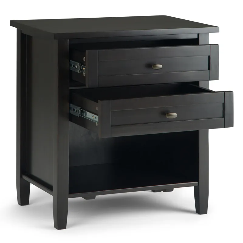 Warm Shaker - Bedside Table - Hickory Brown
