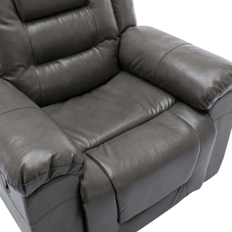 2 Seater Home Theater Recliner Manual Recliner Chair With A Storage Box And Two Cup Holders For Livi