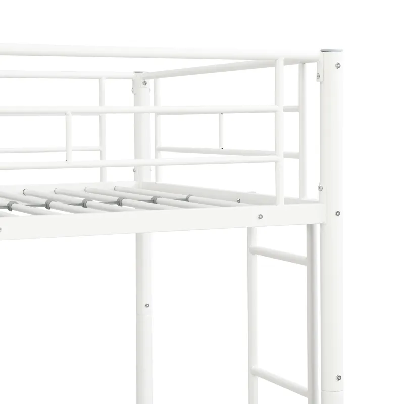 Bunk Bed With Trundle - White
