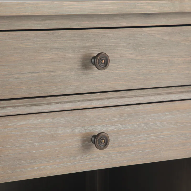 Carlton - Bedside Table - Distressed Grey