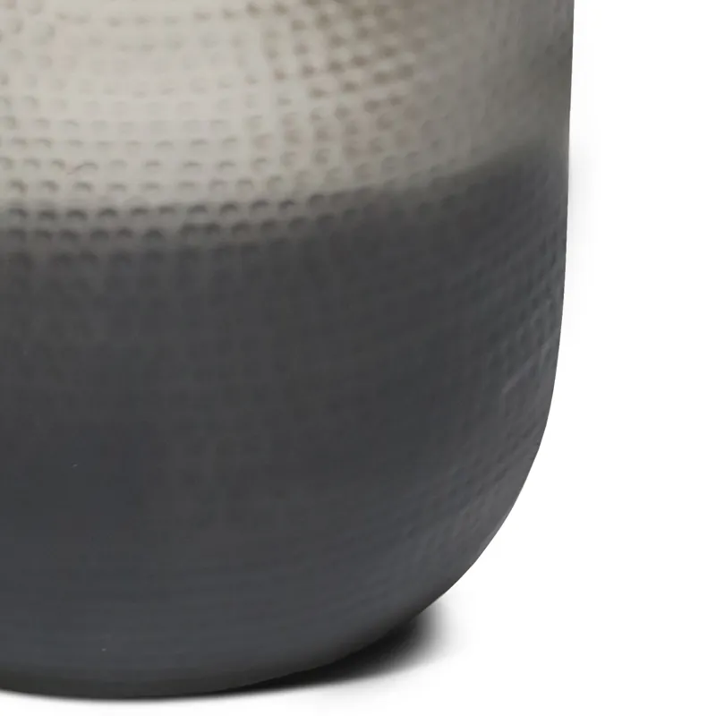 Nova - Metal Side Table - Silver Ombre