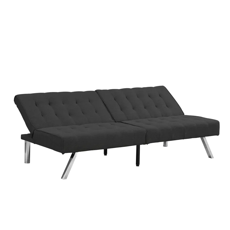 Futon Sofa Bed - Black