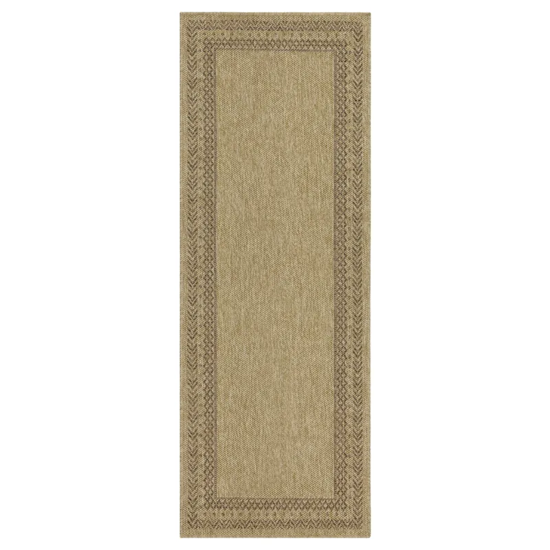 Earth - 5\'3\" X 7\'3\" Indoor / Outdoor Area Rug - Jute / Mocha