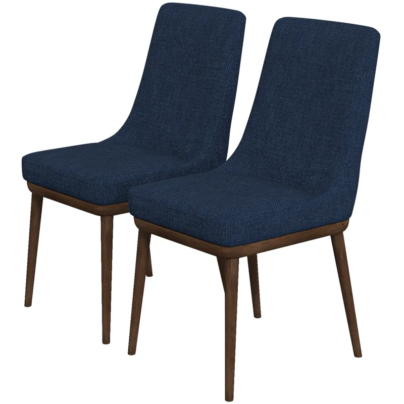 Kate - Mid-Century Modern Dining Chair (Set of 2) - Blue