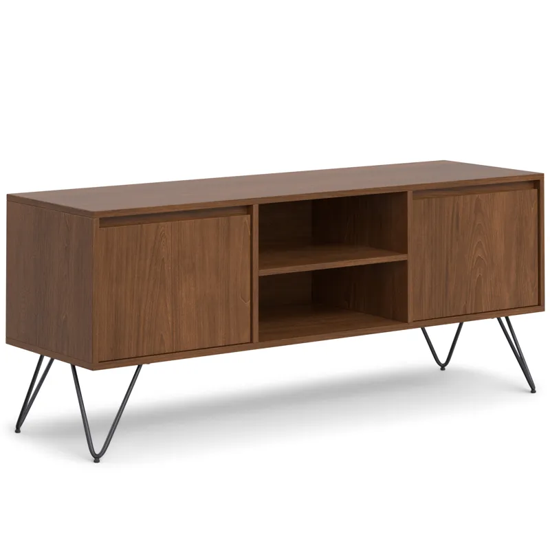 Hunter - TV Media Stand - Walnut Veneer