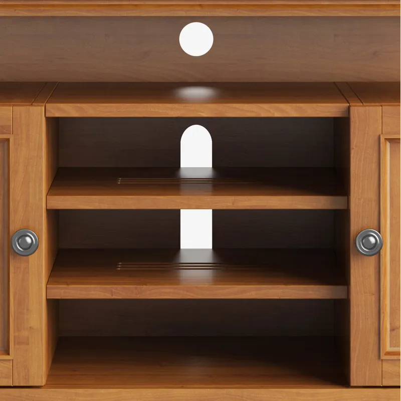 Amherst - TV Media Stand - Light Golden Brown
