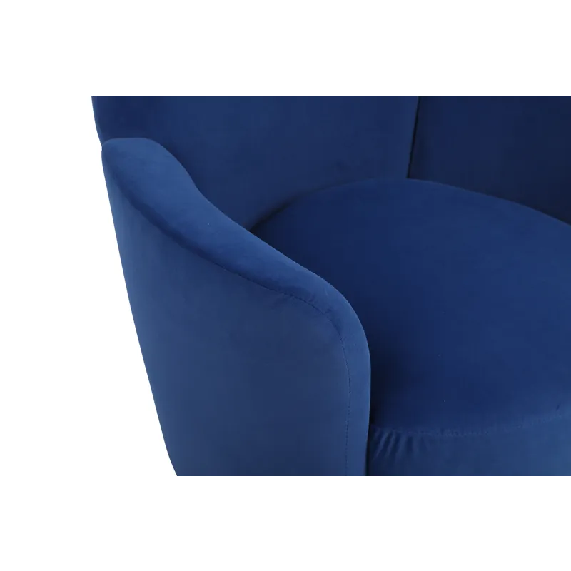Velvet Swivel Barrel Chair, Swivel Accent Chairs Armchair For Living Room, Reading Chairs For Bedroo