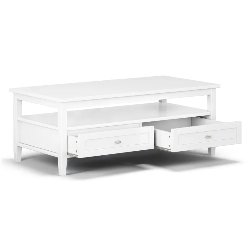 Warm Shaker - Coffee Table - White