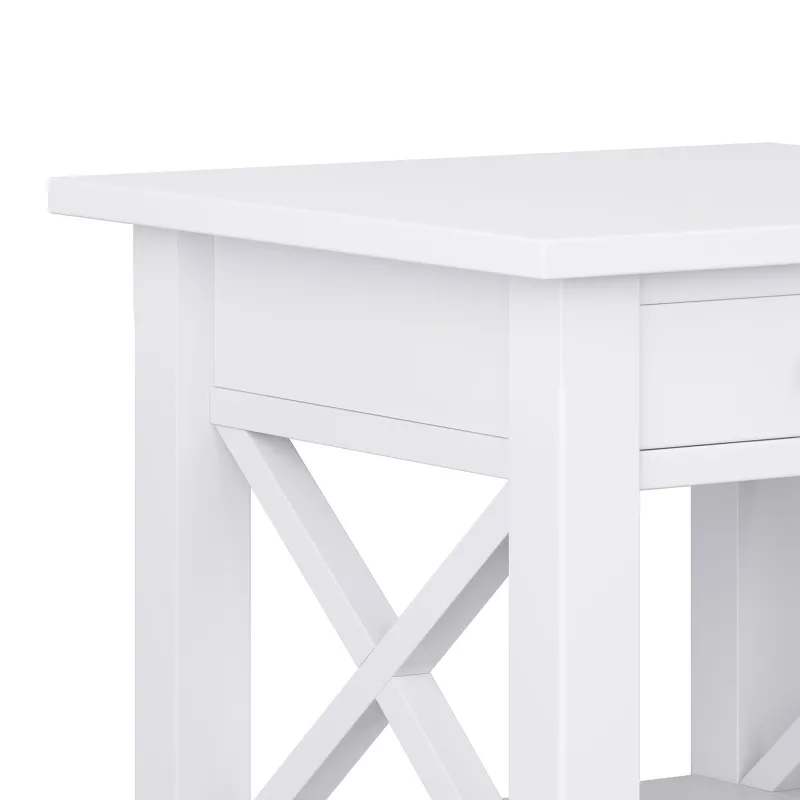 Kitchener - End Table - White