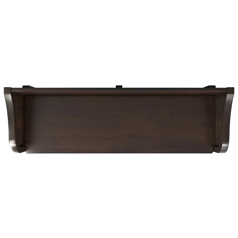 Connaught - Wide Entryway Storage Bench - Chestnut Brown