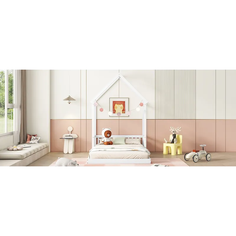 Unavailable: Full Roof-Framed Headboard Floor Bed With
