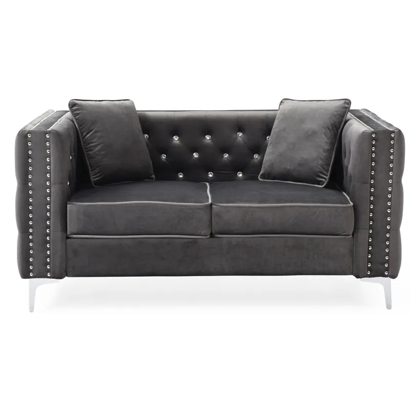 Paige - G822A-L Loveseat - Gray
