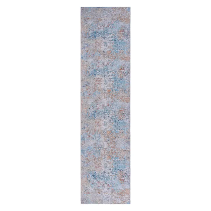 2\'6\'\' X 10\' Area Rug, Washable Rug, Low-Pile, Non-Slip, Non-Shedding, Foldable, Kid & Pet Friend