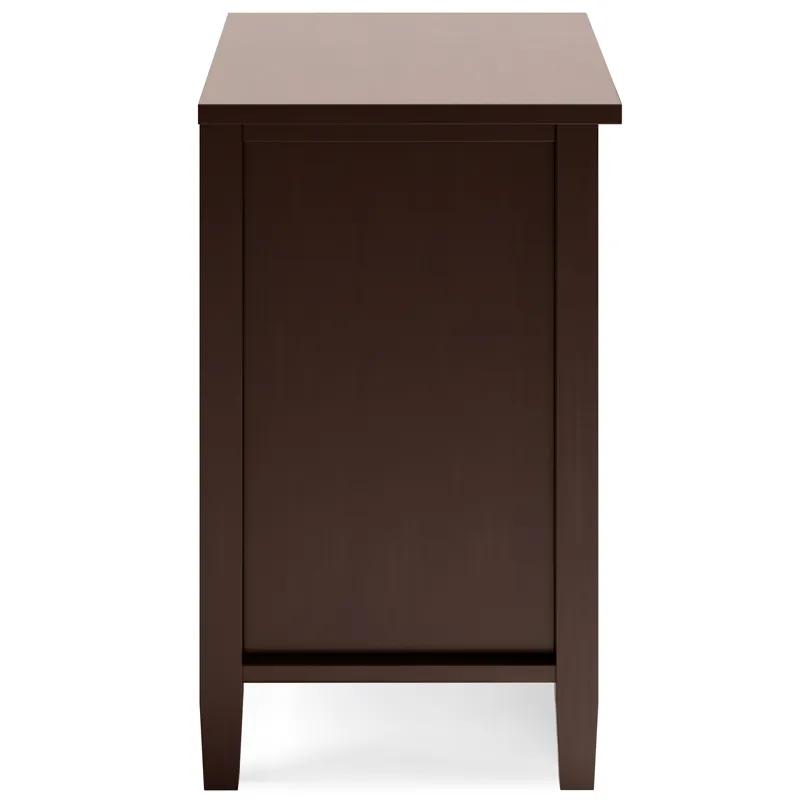 Warm Shaker - Bedside Table - Russet Brown