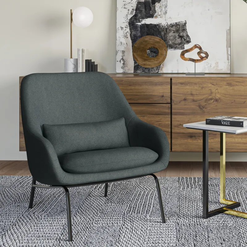 Elmont - Accent Chair - Steel Grey