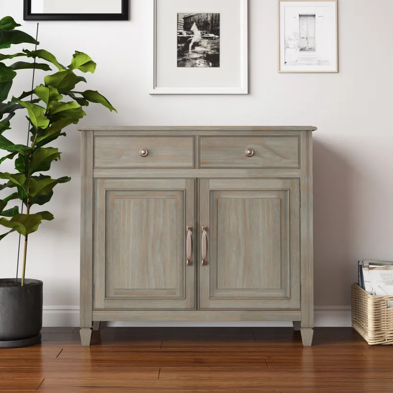 Connaught - Entryway Storage Cabinet - Distressed Grey