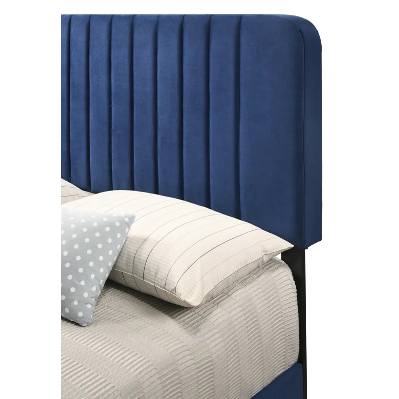 Lodi - G0409-FB-UP Full Bed - Navy Blue