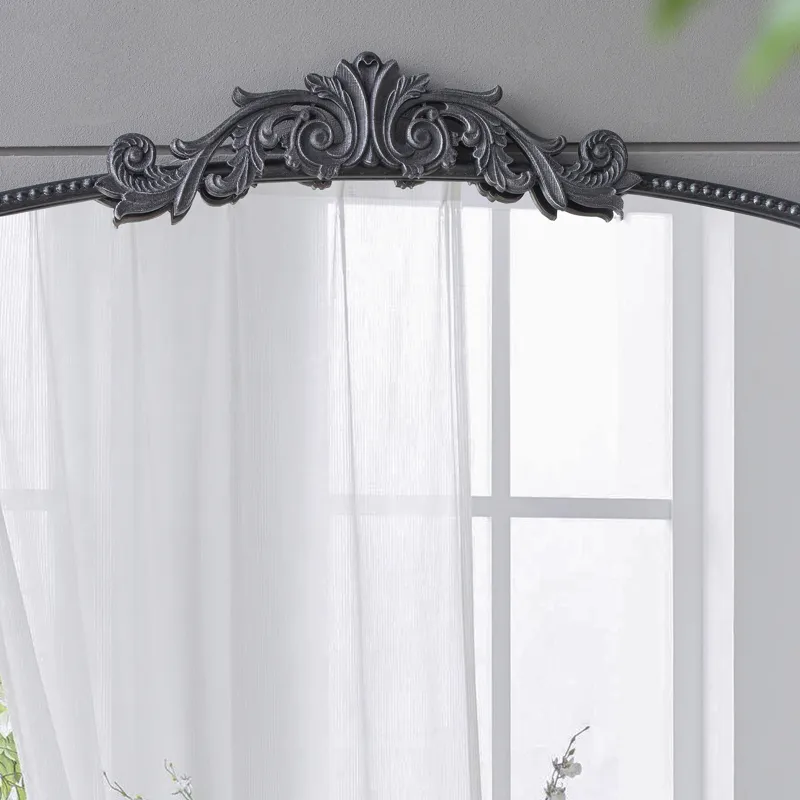Classic Design Large Arch Mirror And Baroque Inspired Frame For Living Room Bathrrom Enterway Consol