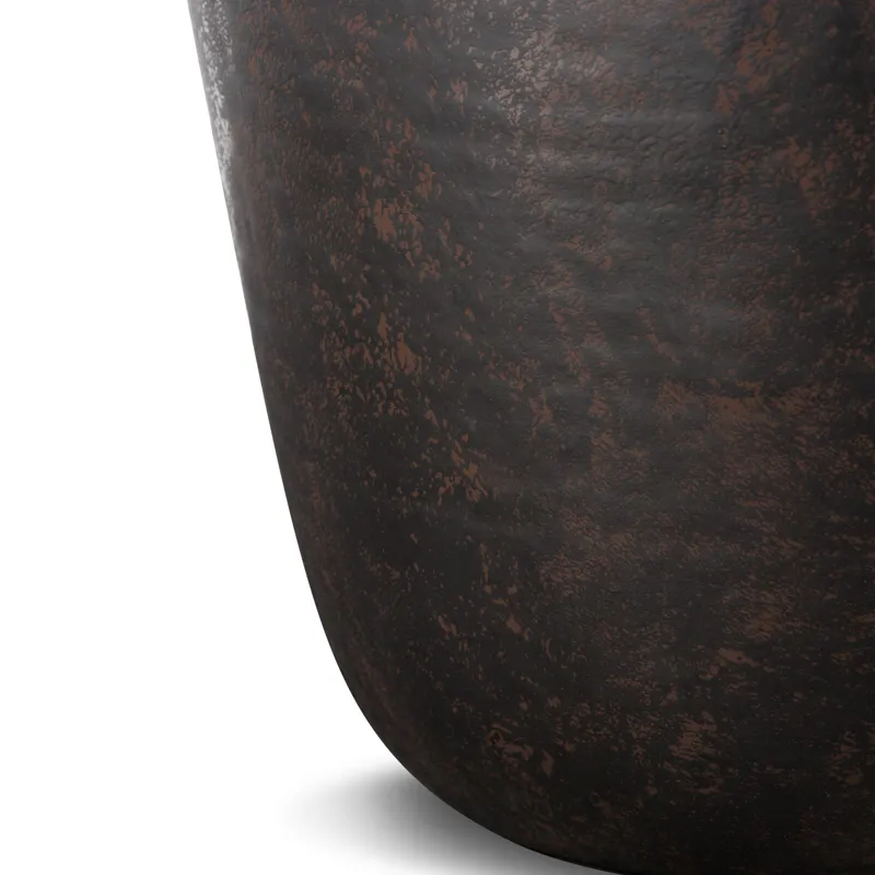 Garvy - Metal Side Table - Rustic Bronze