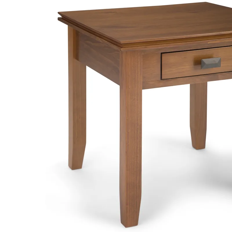 Artisan - End Table - Honey Brown