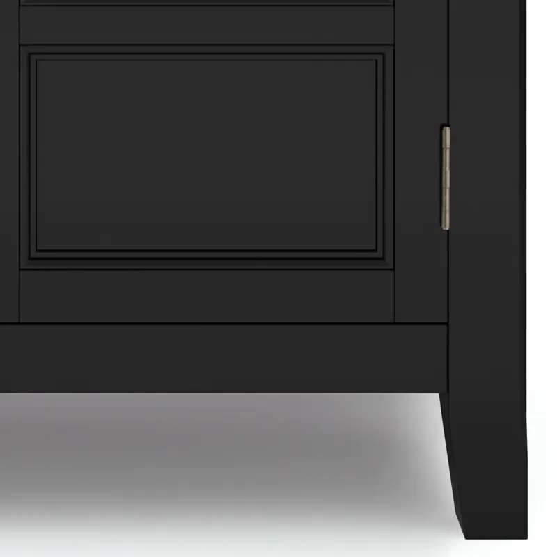 Burlington - Low Storage Cabinet - Black