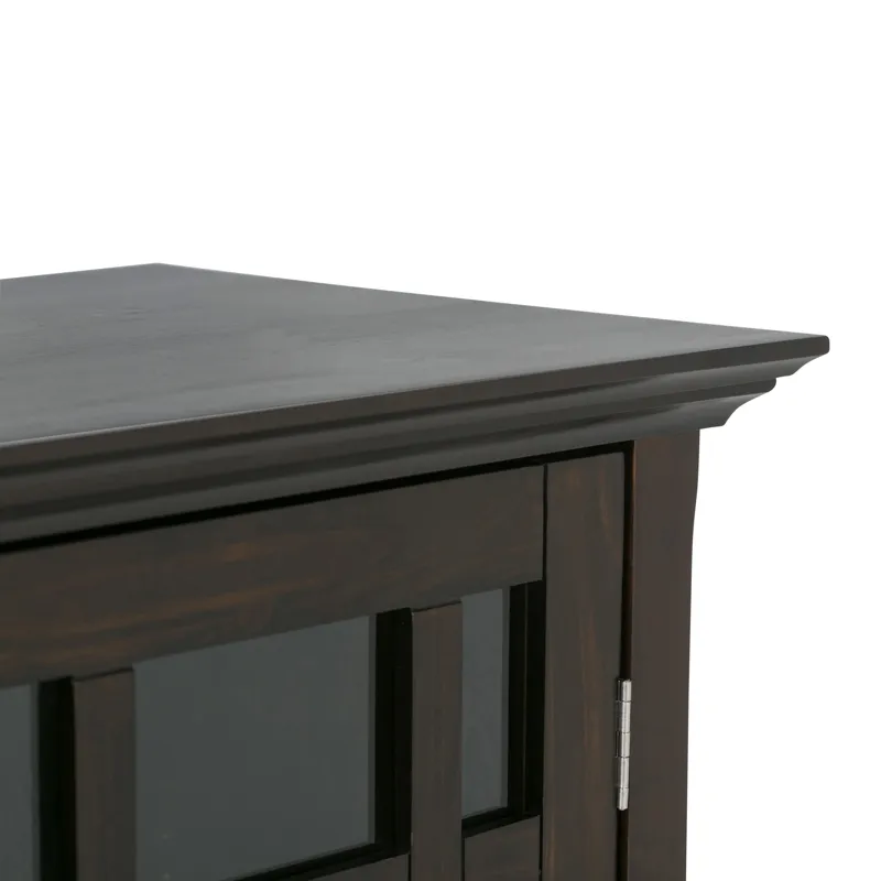 Bedford - Medium Storage Cabinet - Dark Tobacco Brown