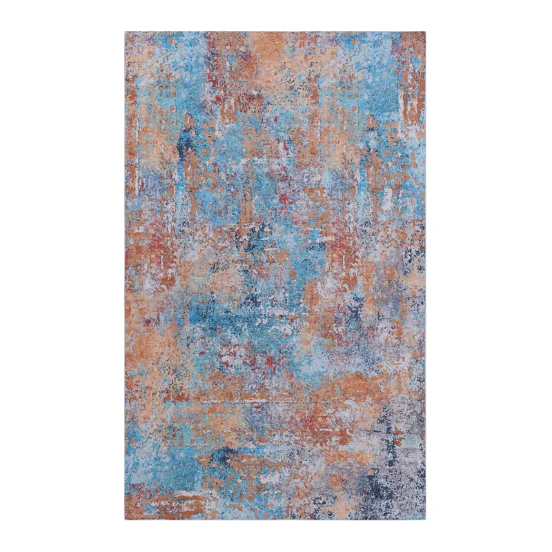 2\' x 3\' Machine Washable Area Rugs, Low-Pile, Non-Slip, Non-Shedding, Foldable, Kid & Pet Friendly