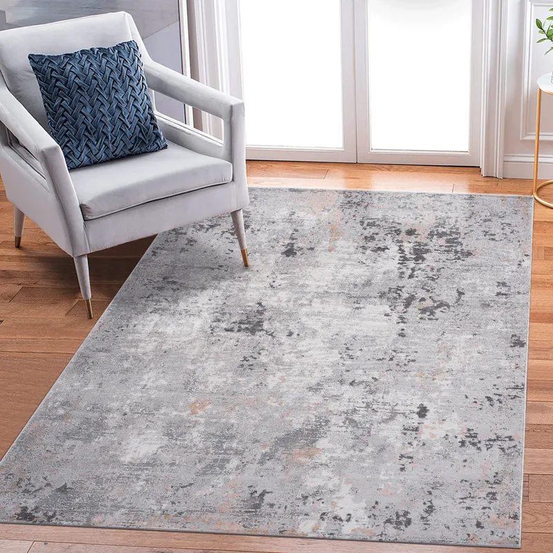 5\' x 7\' Abstract Non-Shedding Living Room Bedroom Dining Home Office Stylish And Stain Resistant A