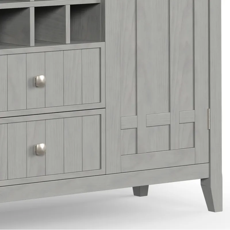 Bedford - Sideboard Buffet and Wine Rack - Fog Grey