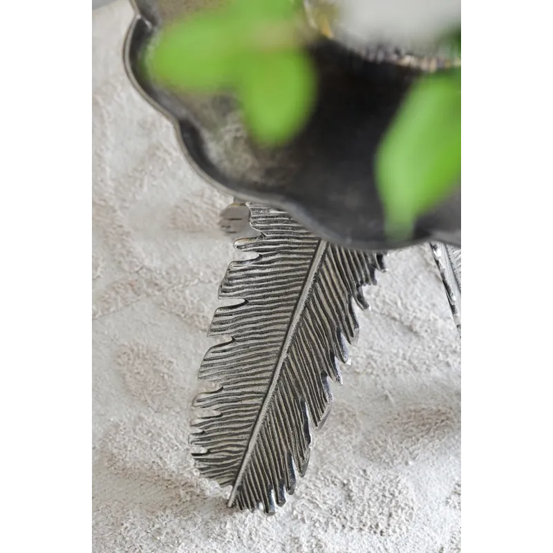 Leaf Side Table - Silver