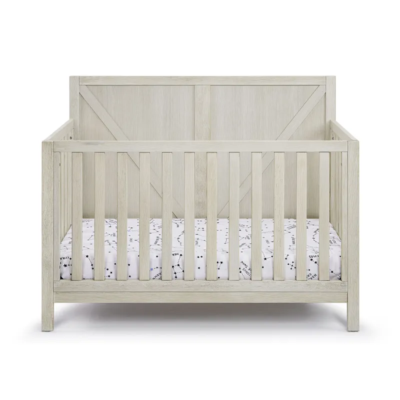 Barnside - 4-in-1 Convertible Crib - Washed Gray