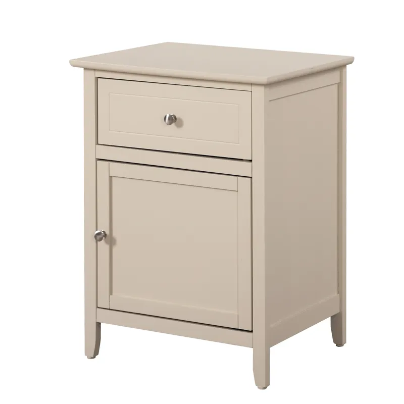 Izzy - G1415-N-75 1 Drawer /1 Door Nightstand - Beige