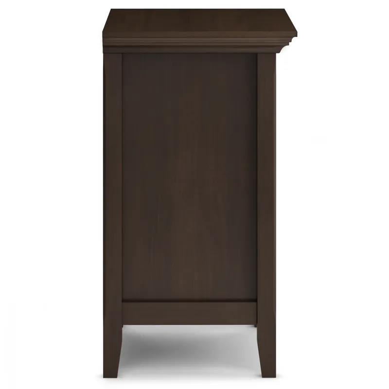 Amherst - Bedside Table - Natural Aged Brown