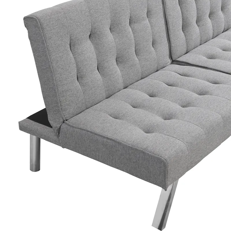 Futon Sofa Bed - Gray