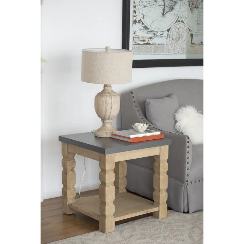 Side Table - Brown Gray