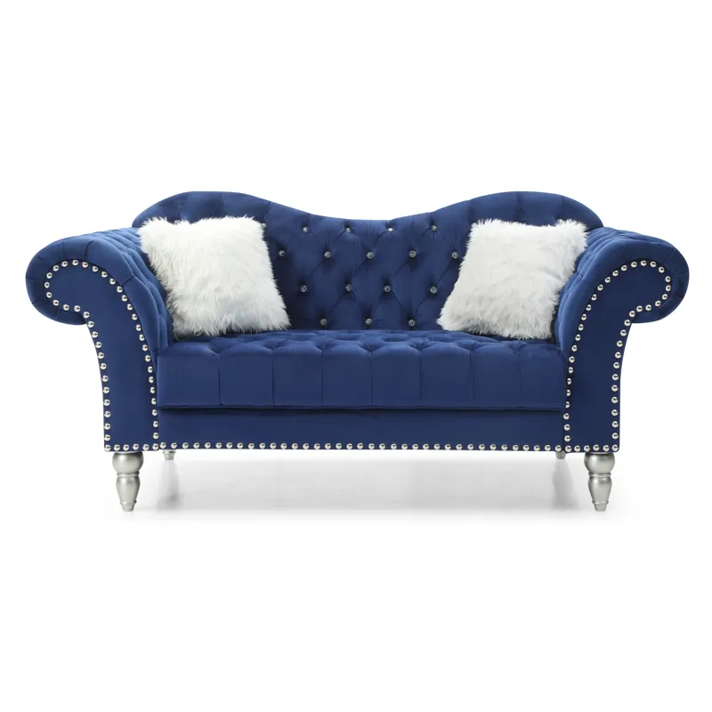 Wilshire - G0953A-L Loveseat - Blue