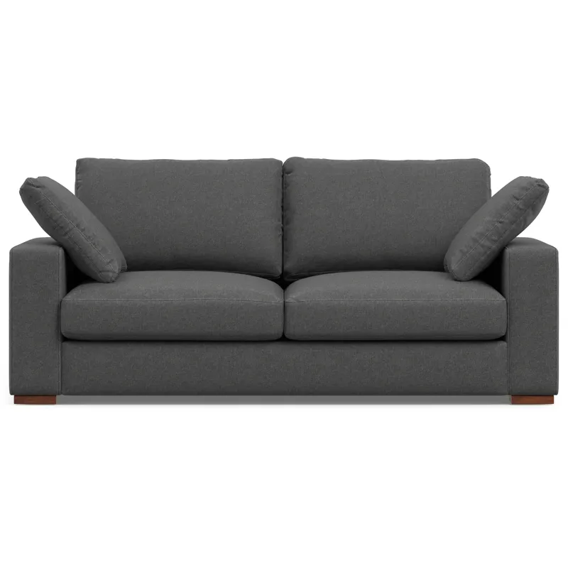 Charlie - 78\" Deep Seater Sofa - Pebble Gray