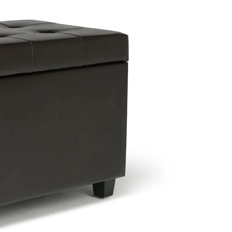 Cosmopolitan - Storage Ottoman - Tanners Brown