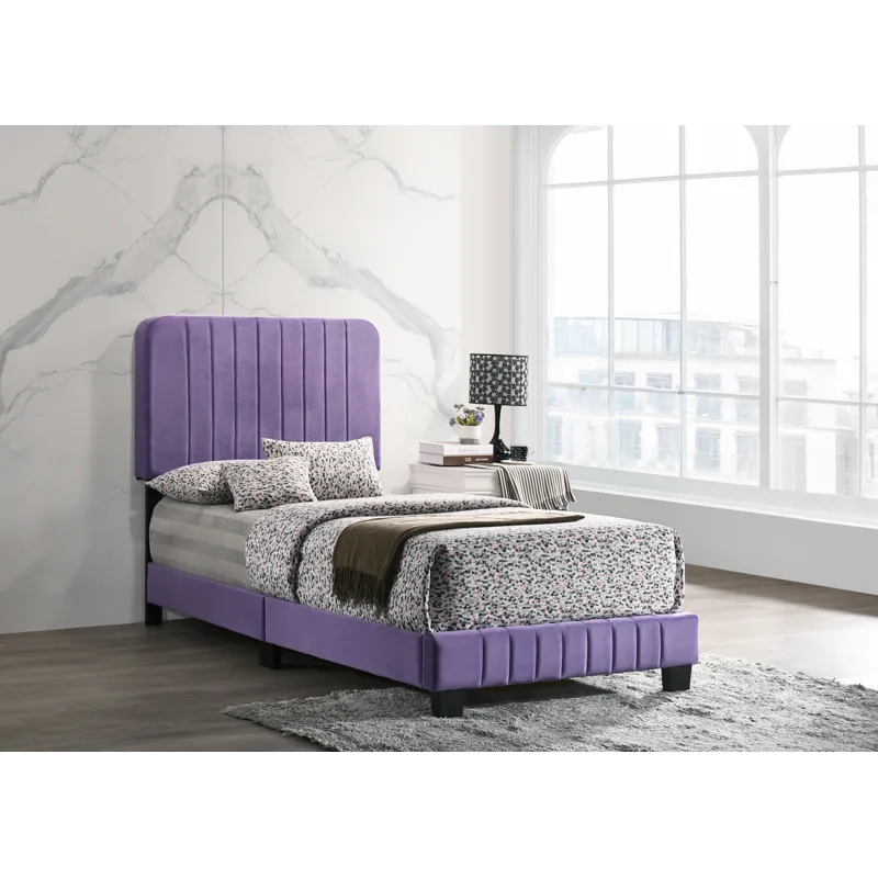 Lodi - G0502-TB-UP Twin Bed - Purple