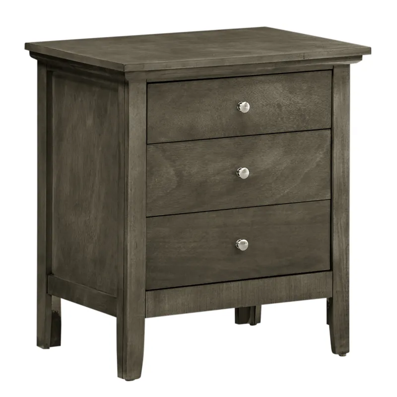 Hammond - G5405-N 3 Drawer Nightstand - Gray