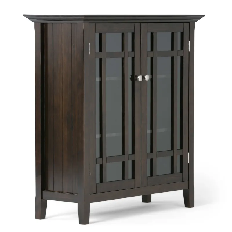 Bedford - Medium Storage Cabinet - Dark Tobacco Brown