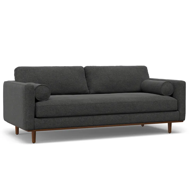 Morrison - 89\" Sofa - Charcoal Grey