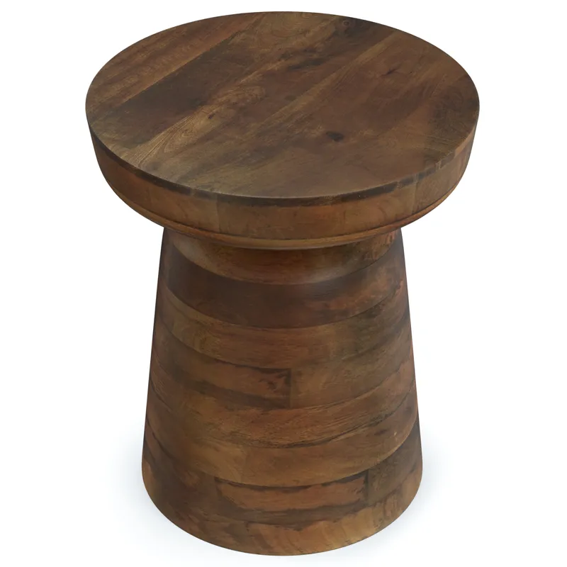 Robbie - Accent Table - Walnut Brown