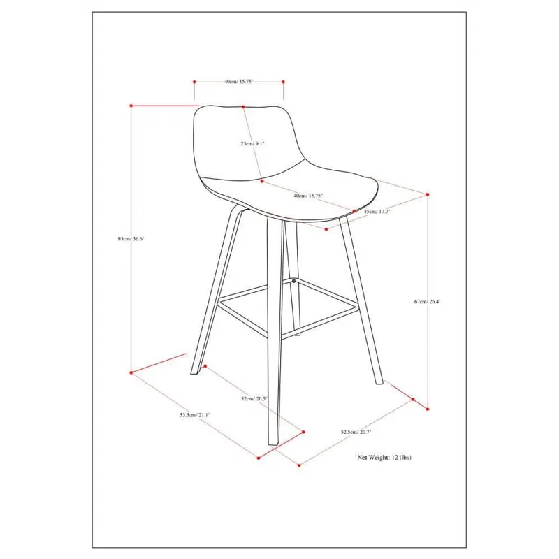 Randolph - Bentwood Counter Height Stool (Set of 2) - Acid Green / Light Brown